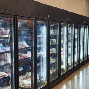 Three Door Fridge (Elegance Black) | Cold Display Solutions