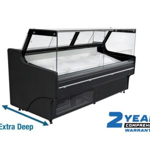 Square Glass Deli - 2mtr
