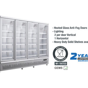 AISLEPRO® <br>FOUR DOOR FRIDGE