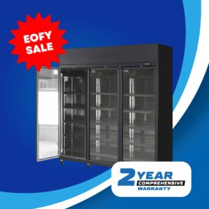 Three Door Fridge (Elegance Black)
