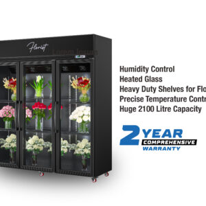 FLORA PRO™ 3-Door Flower Display Fridge