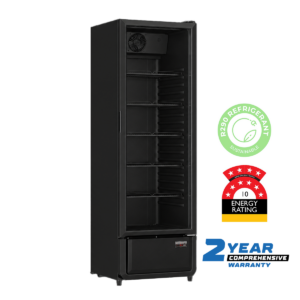 SC-280 Single Door Display Fridge (Black)