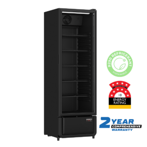 SC-380 Single Door Display Fridge (Black)